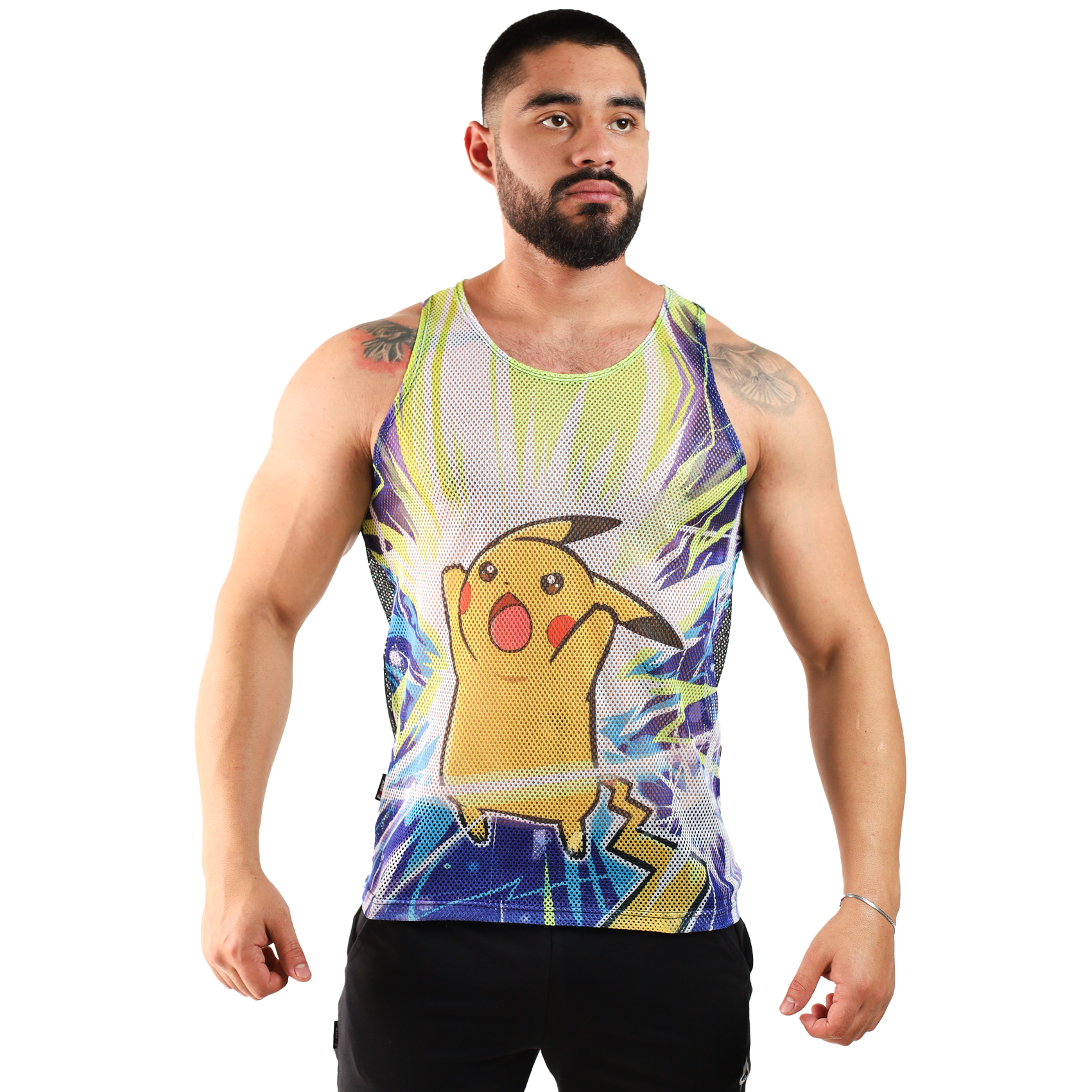Playera Tela red estampado 🔥PKM⚡️ - Fenix Fit Mexico  