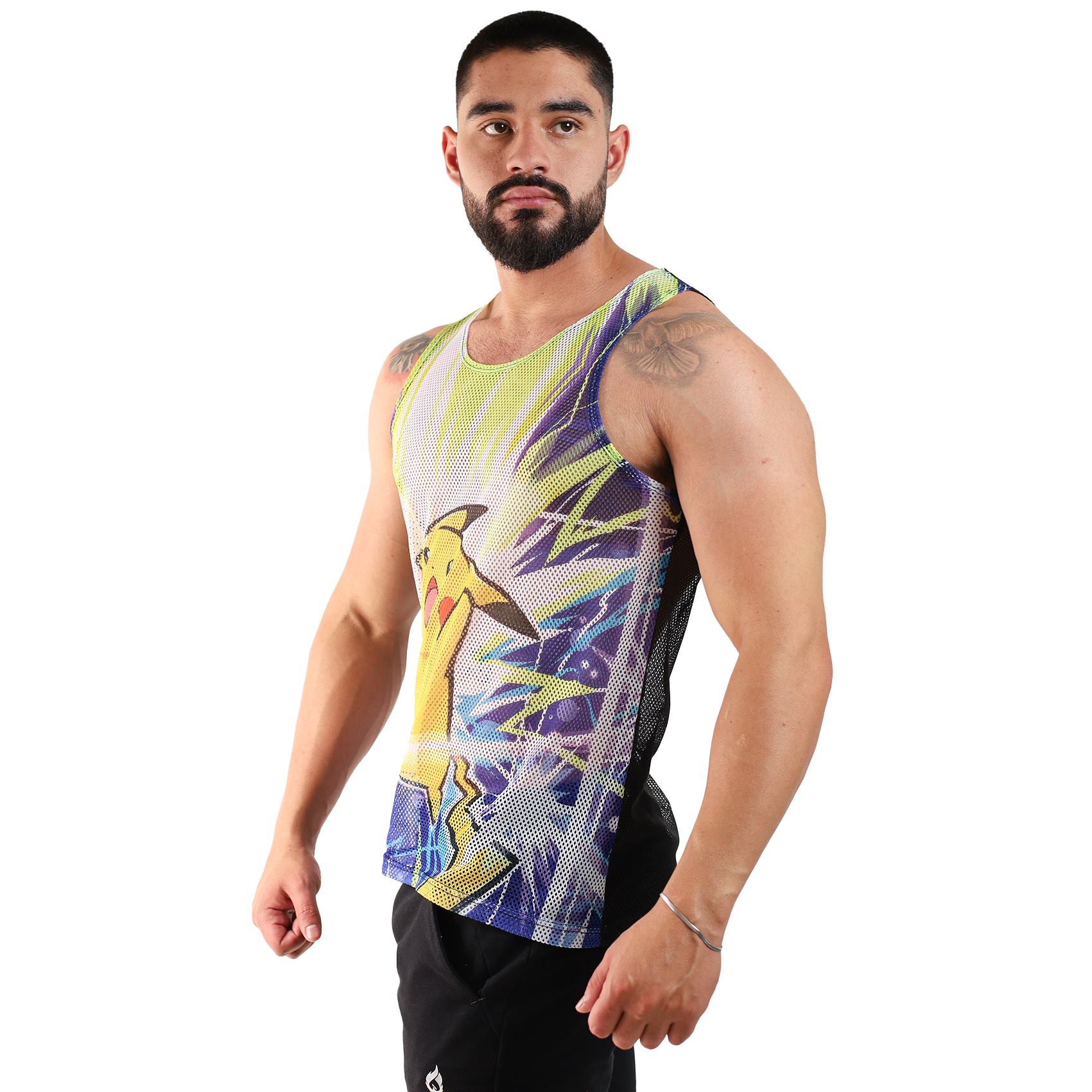 Playera Tela red estampado 🔥PKM⚡️ - Fenix Fit Mexico  