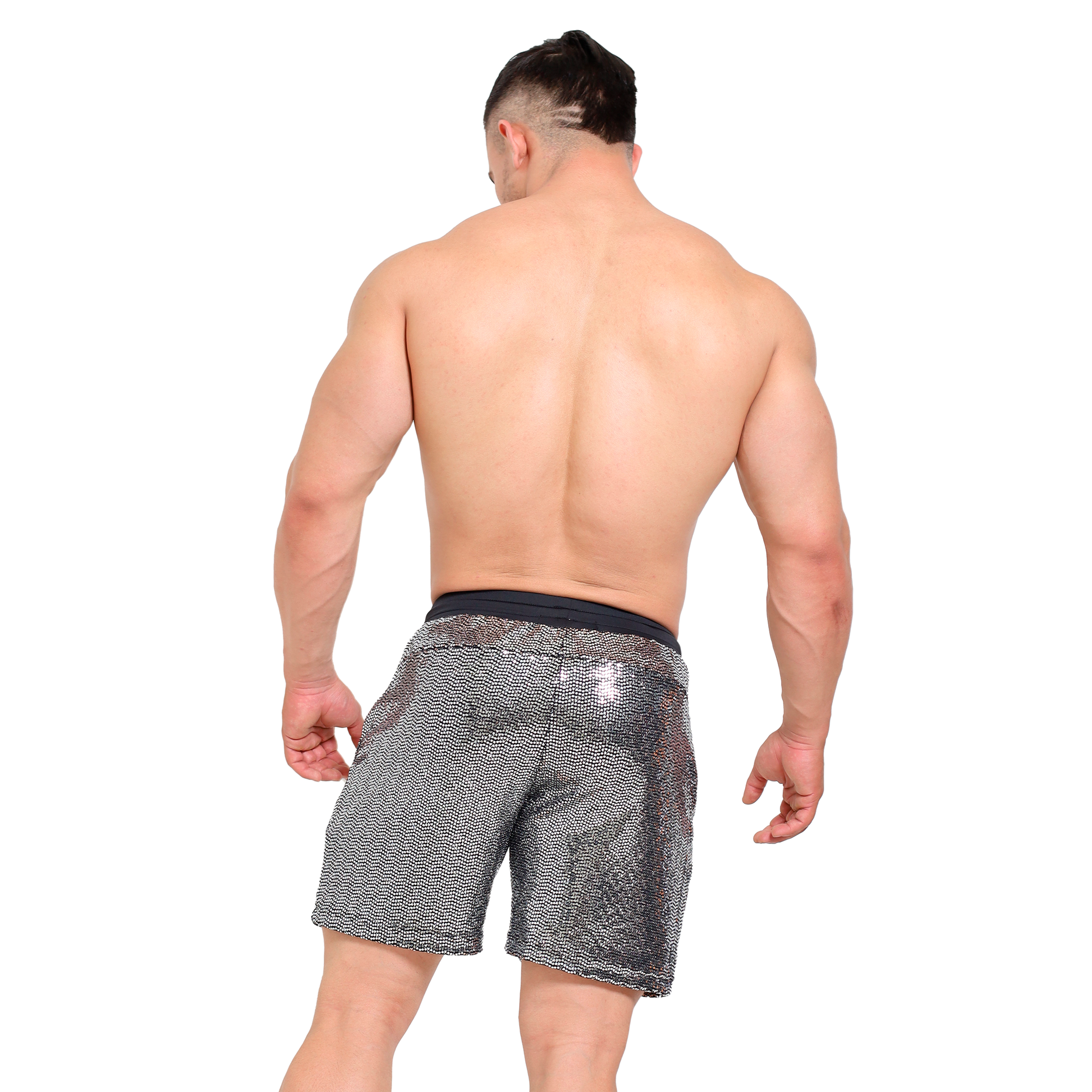 Short Lentejuela Brillante Corte Medio - Fenix Fit Mexico  