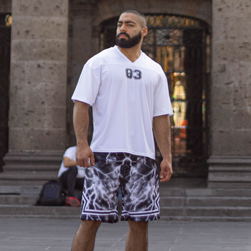 Short Largo Basket Estampado