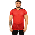 Playera Tela Red Con Mangas - Fenix Fit Mexico  