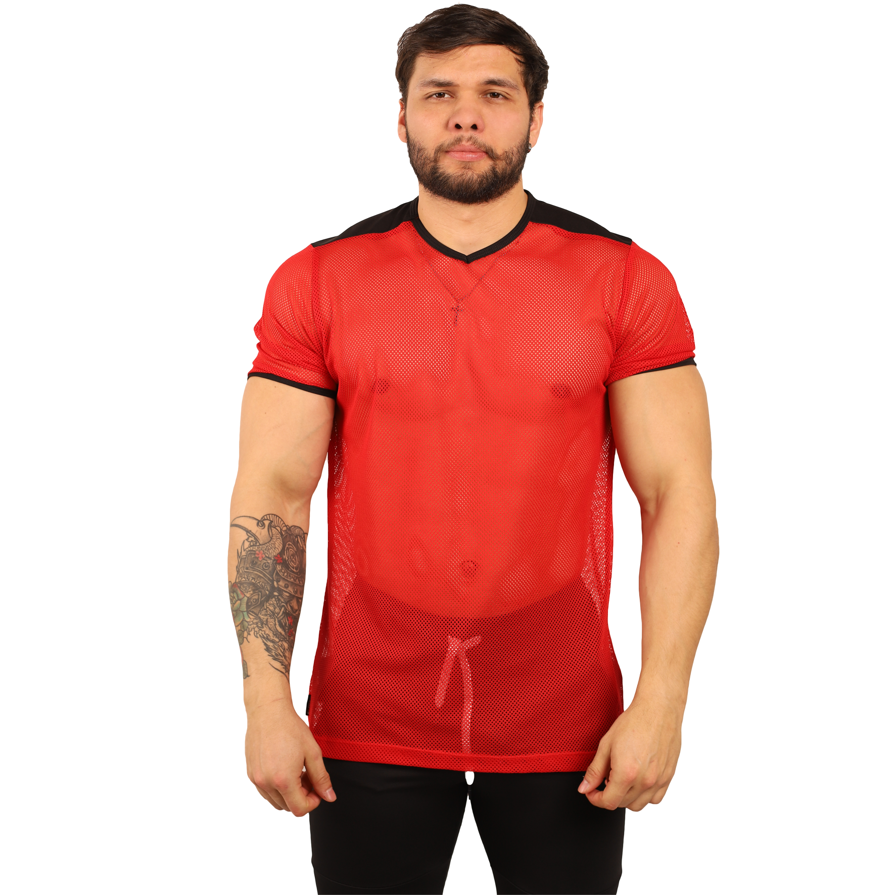 Playera Tela Red Con Mangas - Fenix Fit Mexico  
