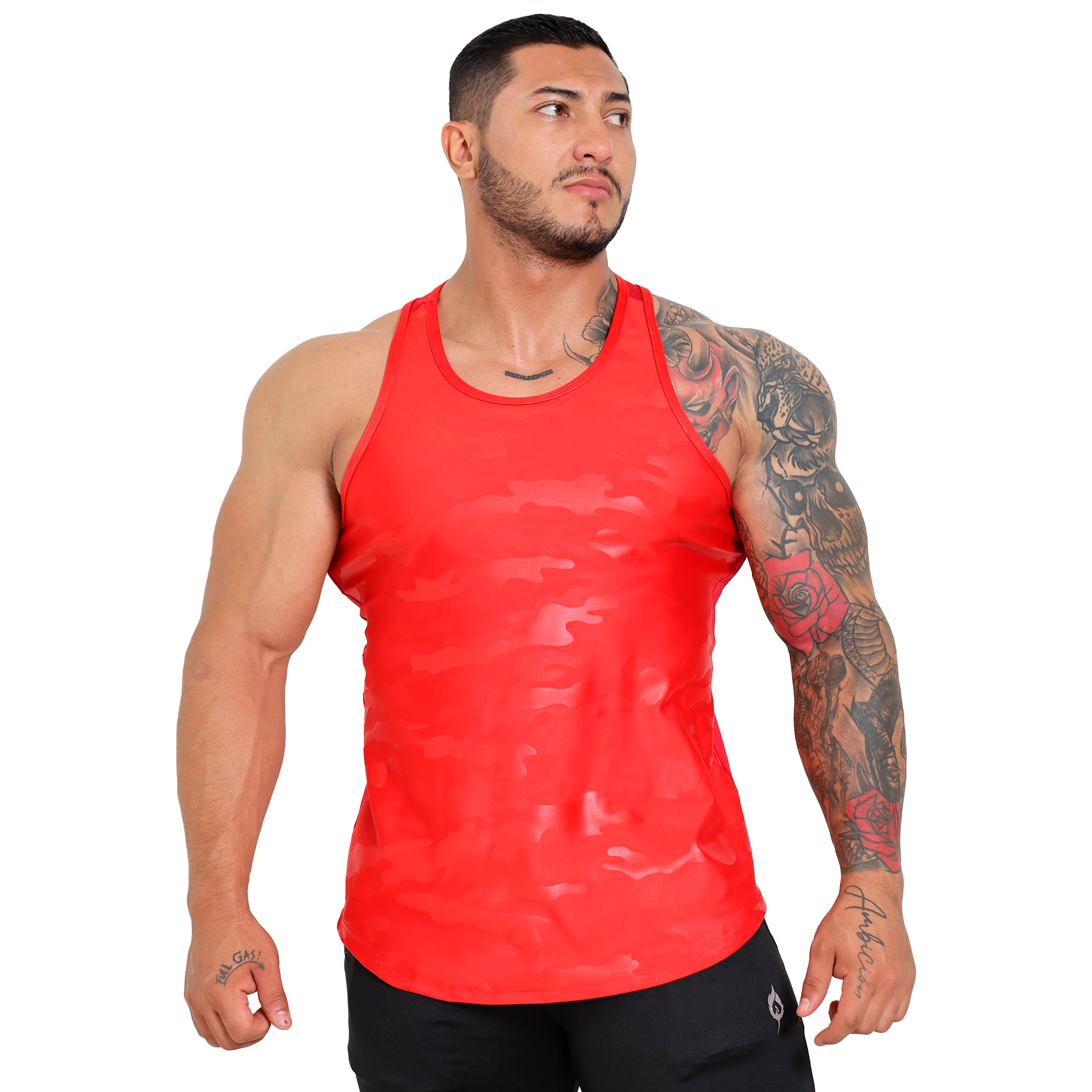 Playera Olimpica Camuflaje Laser - Fenix Fit Mexico  