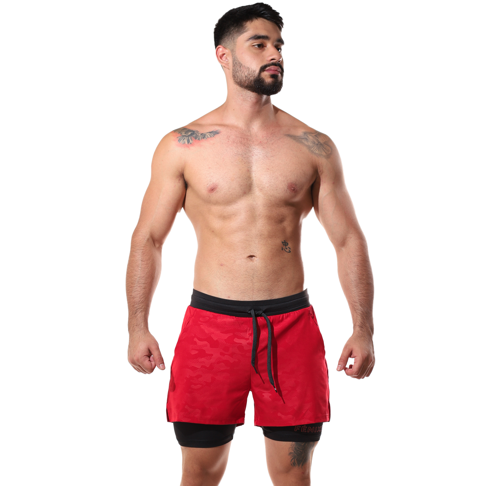 Short corto 2 en 1 Estampado - Fenix Fit Mexico  