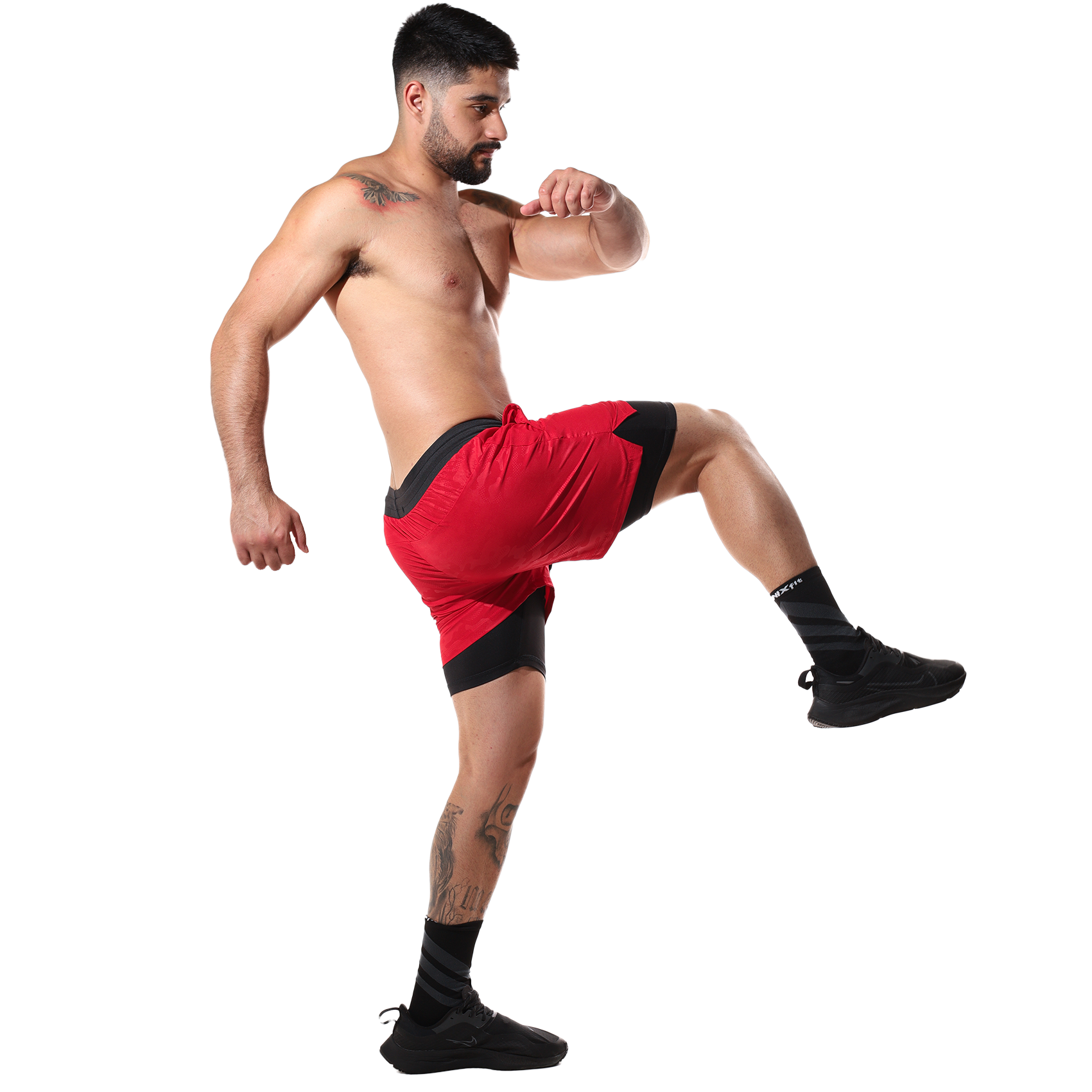 Short corto 2 en 1 Estampado - Fenix Fit Mexico  