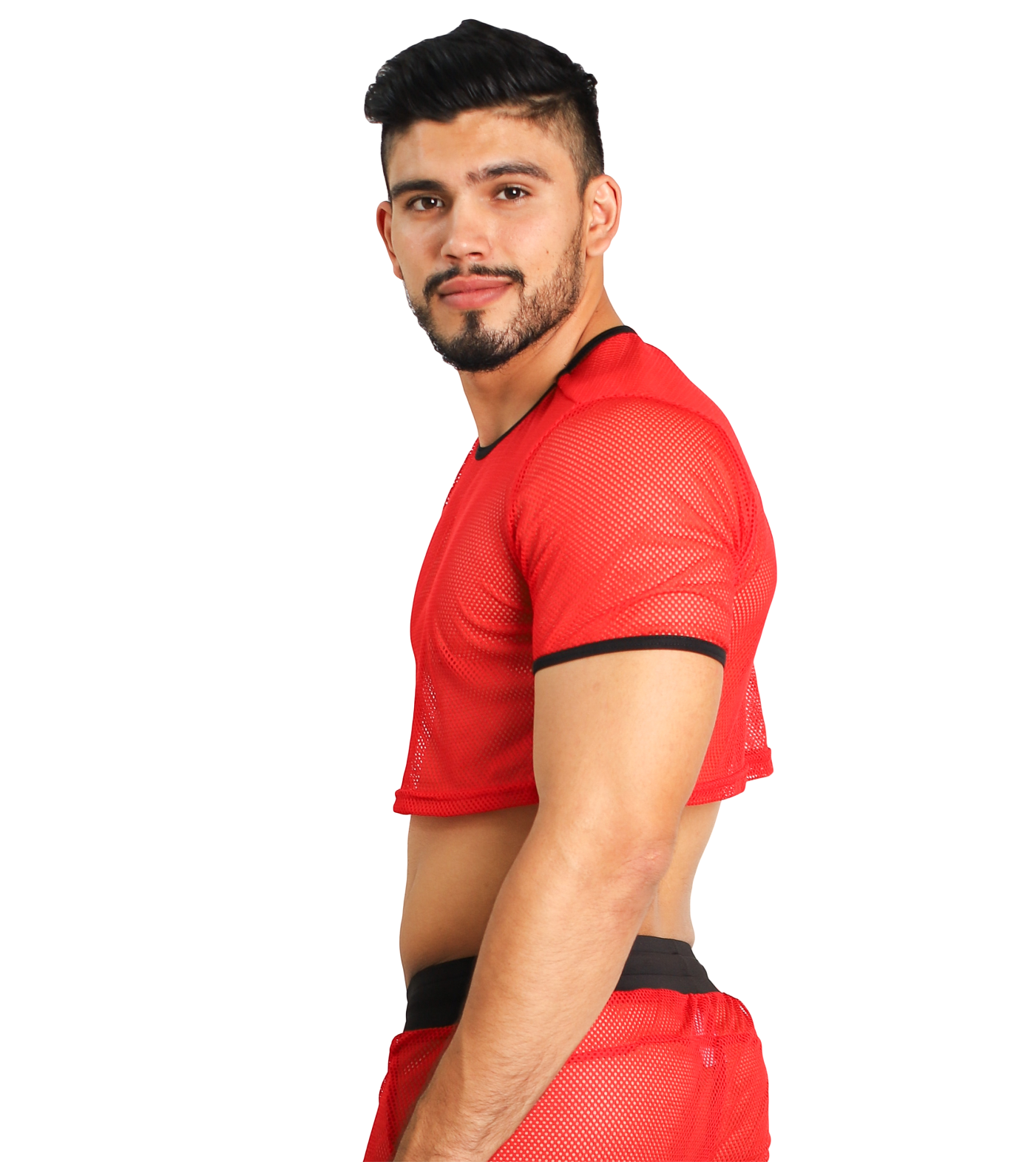 Crop Top Tela Red - Fenix Fit Mexico  