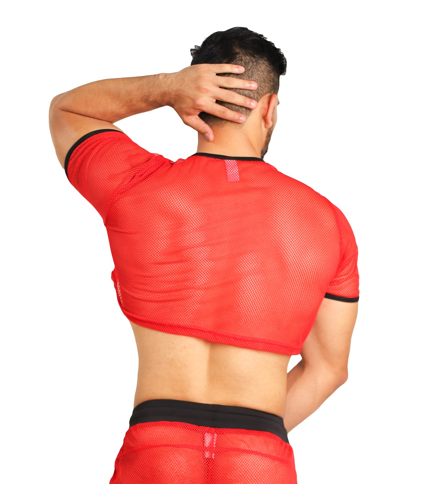 Crop Top Tela Red - Fenix Fit Mexico  