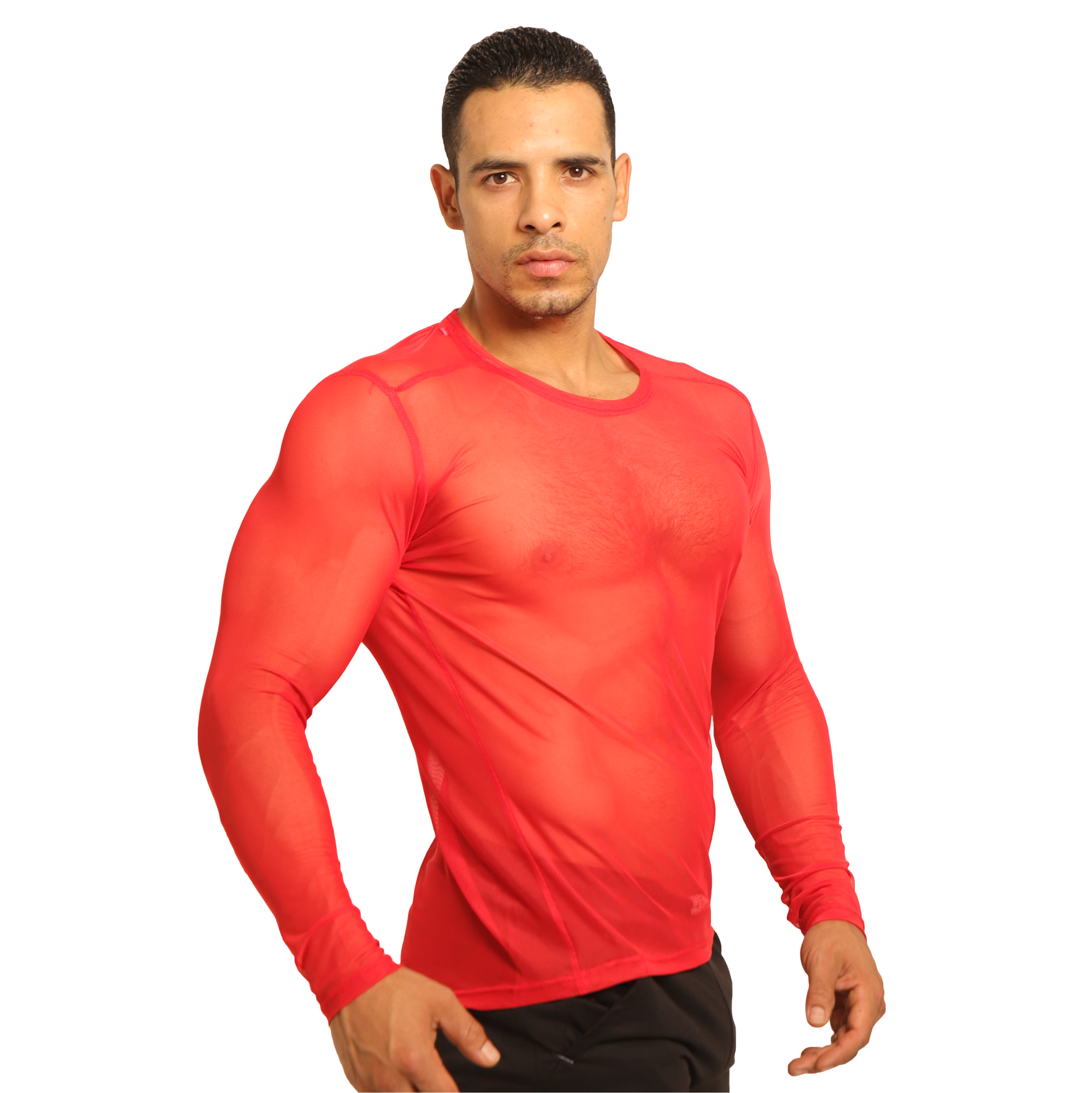 Playera Manga Larga Transparencia Colores - Fenix Fit Mexico  