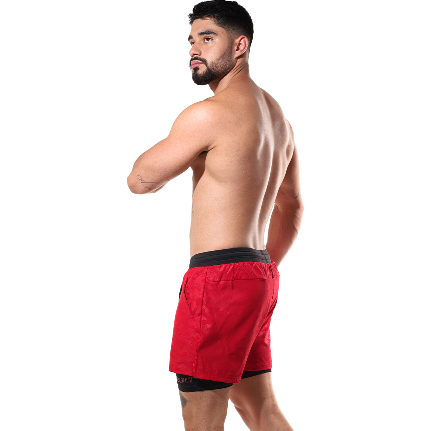 Short corto 2 en 1 Estampado - Fenix Fit Mexico  