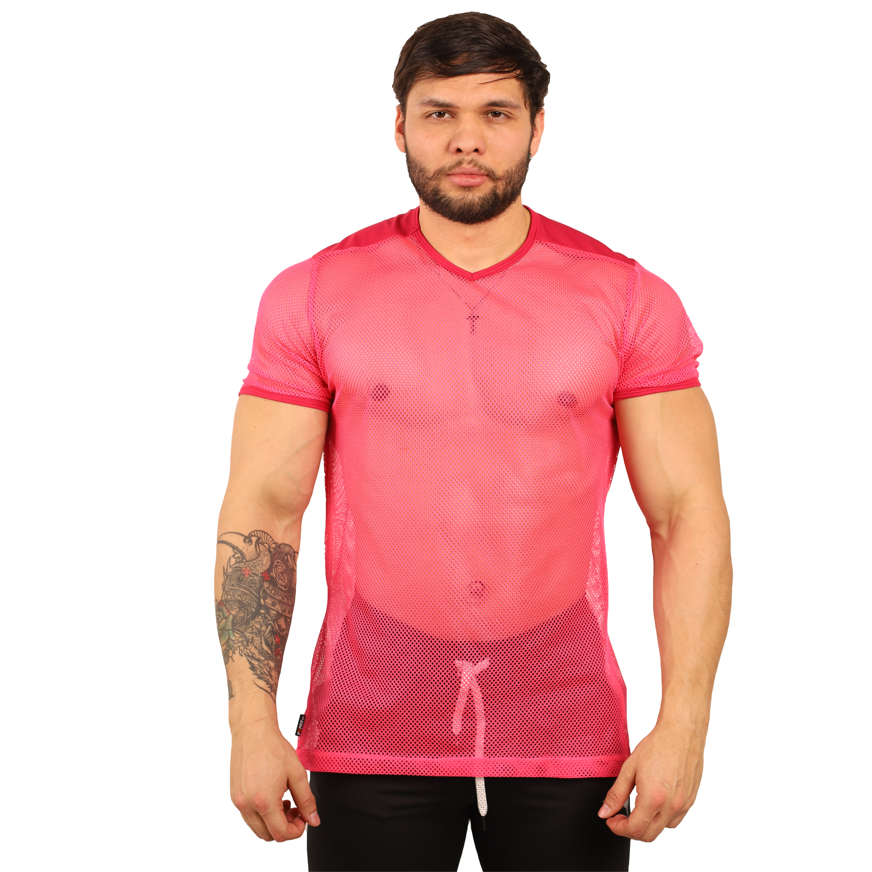 Playera Tela Red Con Mangas - Fenix Fit Mexico  