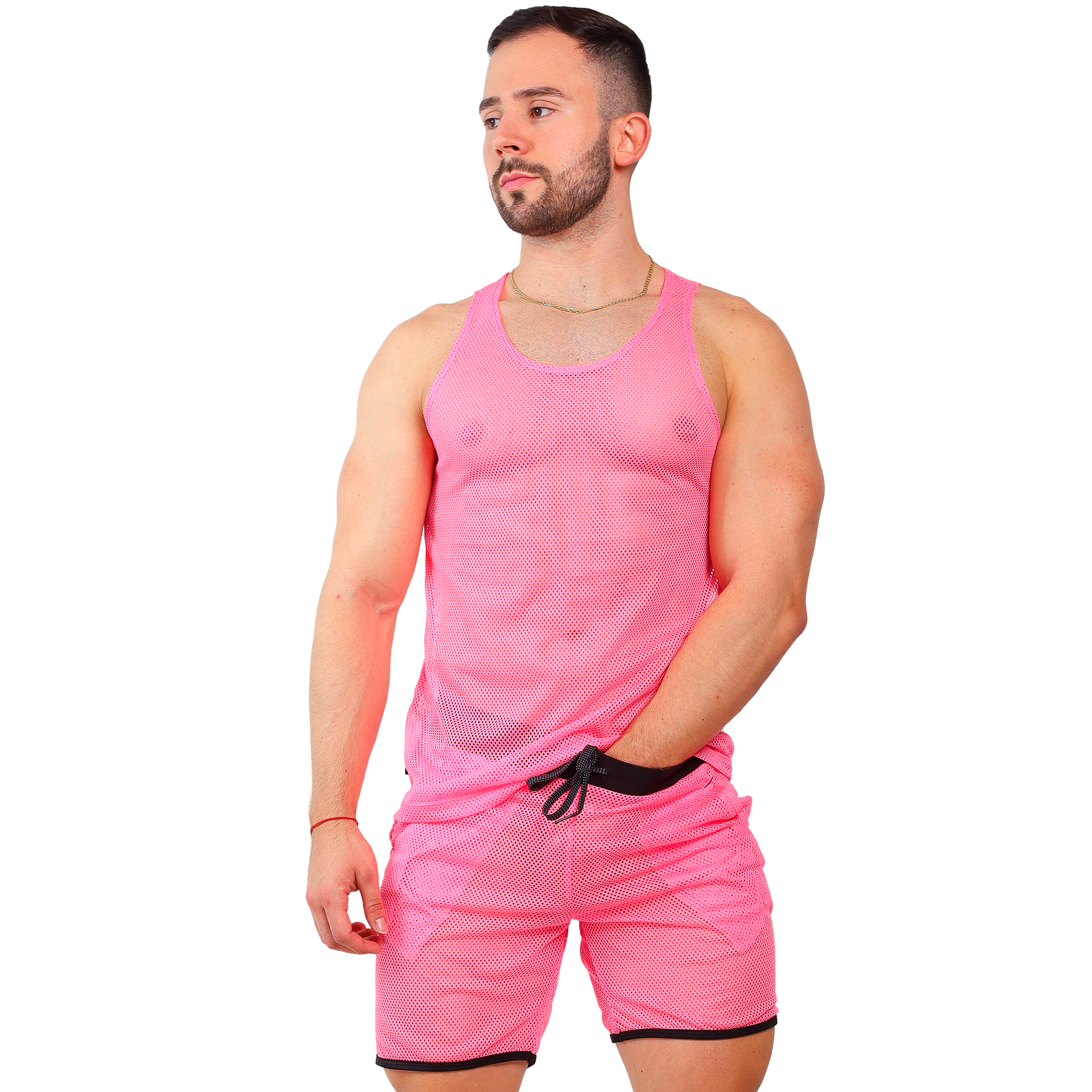 Conjunto Tela red Short + Playera tela red Playa - Fenix Fit Mexico  