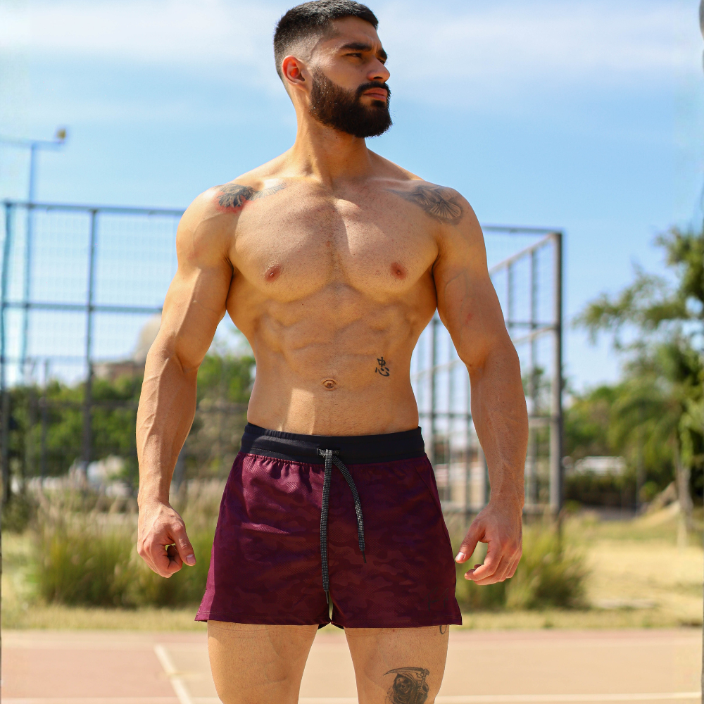 Short Running Estampado Camuflaje