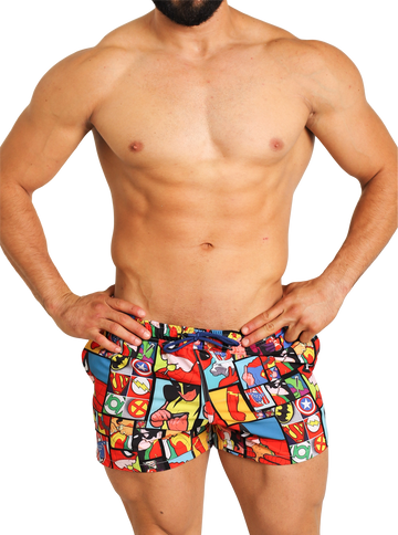 ✨Short de Playa Estampado Spandex Temporada - Fenix Fit Mexico  