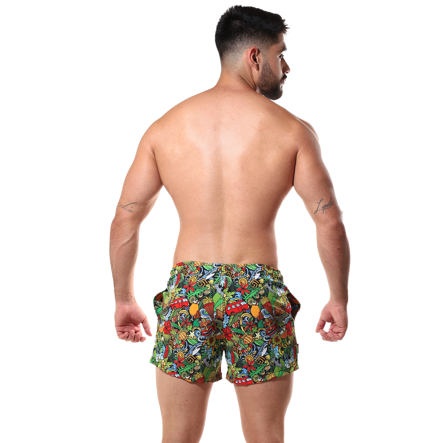 Short De Playa Estampado Coleccion New - Fenix Fit Mexico  