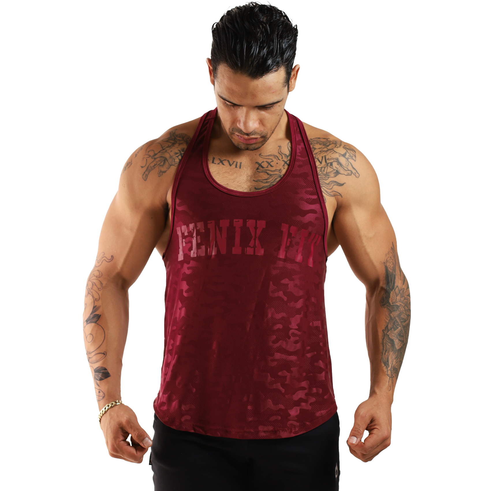 Playera Olímpica Ibiza Camuflaje - Fenix Fit Mexico  