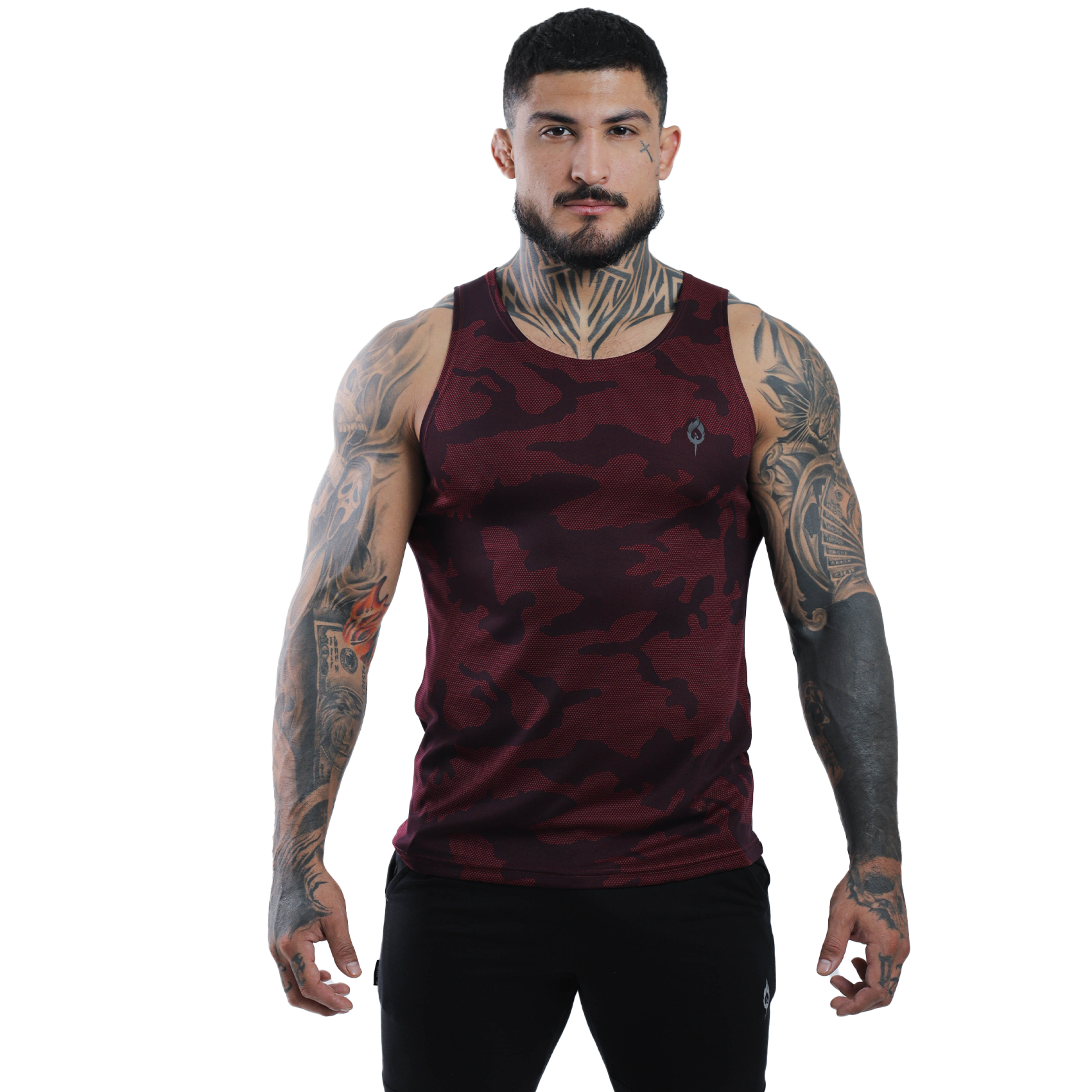Playera Tank Top Deportiva Camuflaje