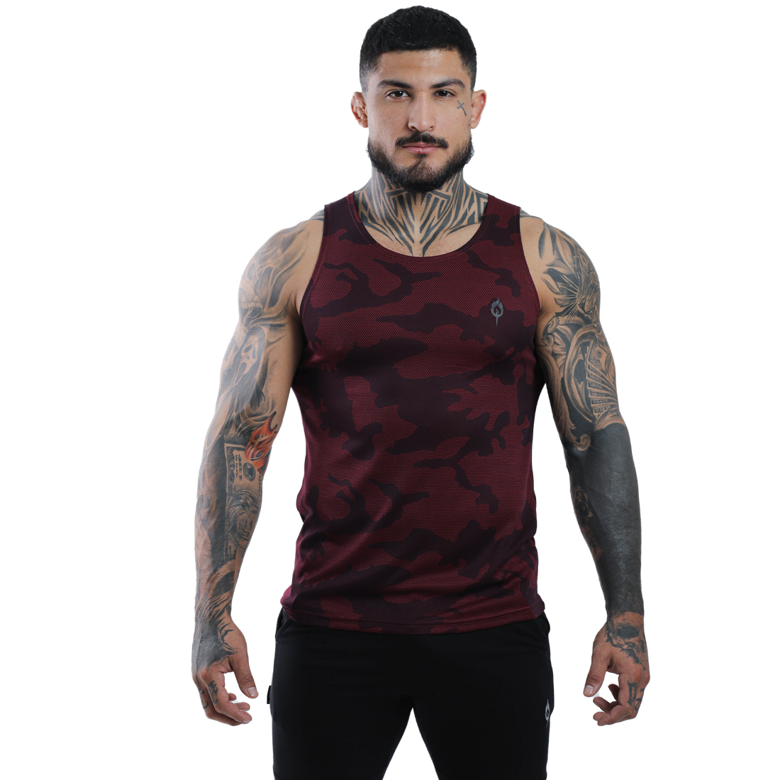 Playera Tank Top Deportiva Camuflaje