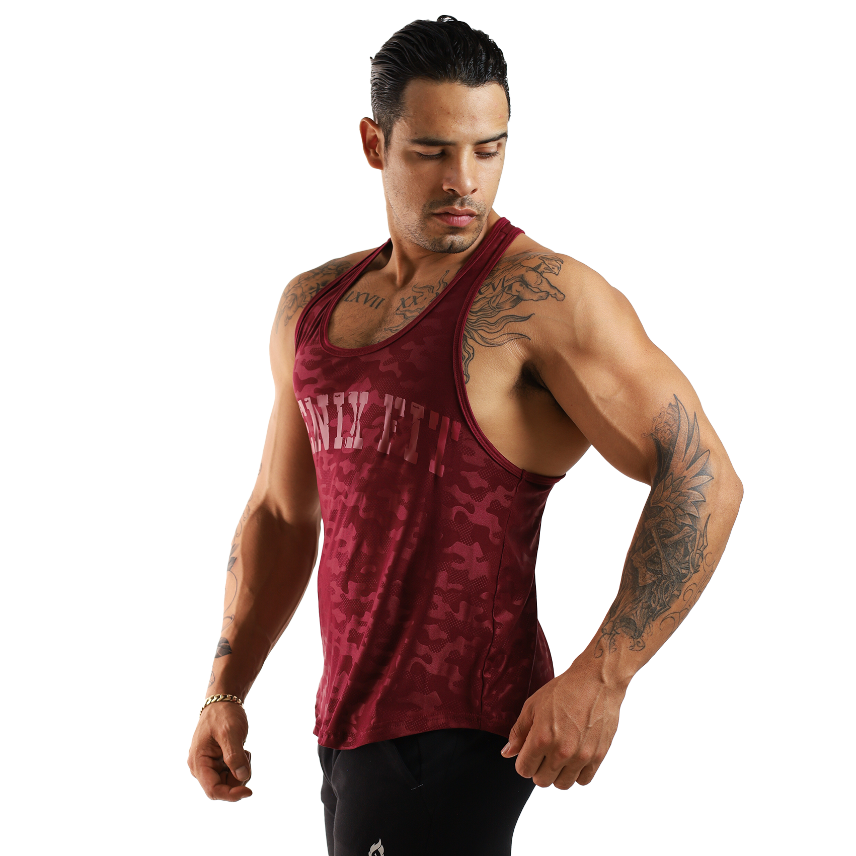 Playera Olímpica Ibiza Camuflaje - Fenix Fit Mexico  