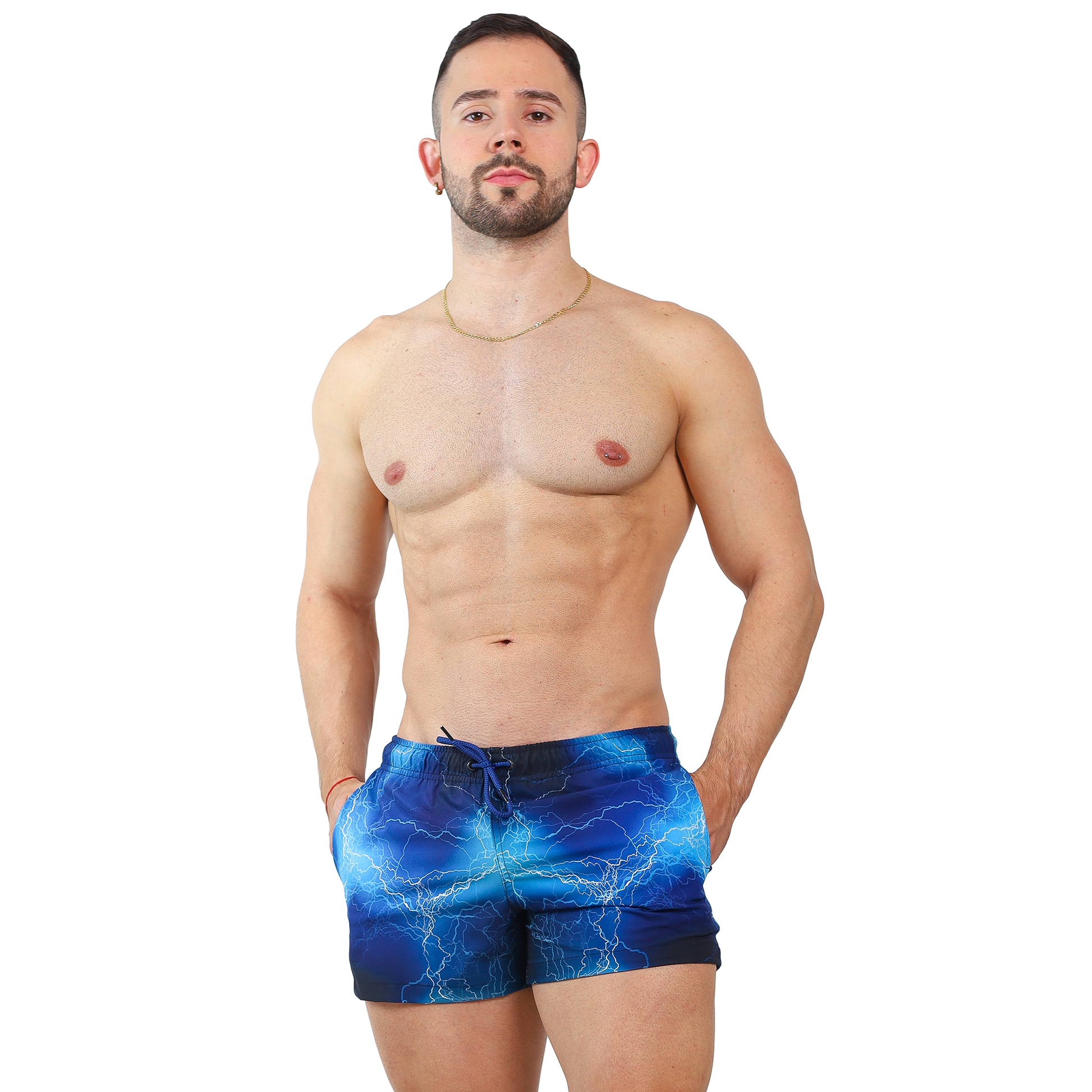 Short de Playa Estampado Spandex Verano - Fenix Fit Mexico  