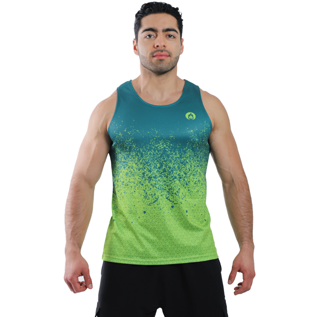 Playera Deportiva Estampada Panal