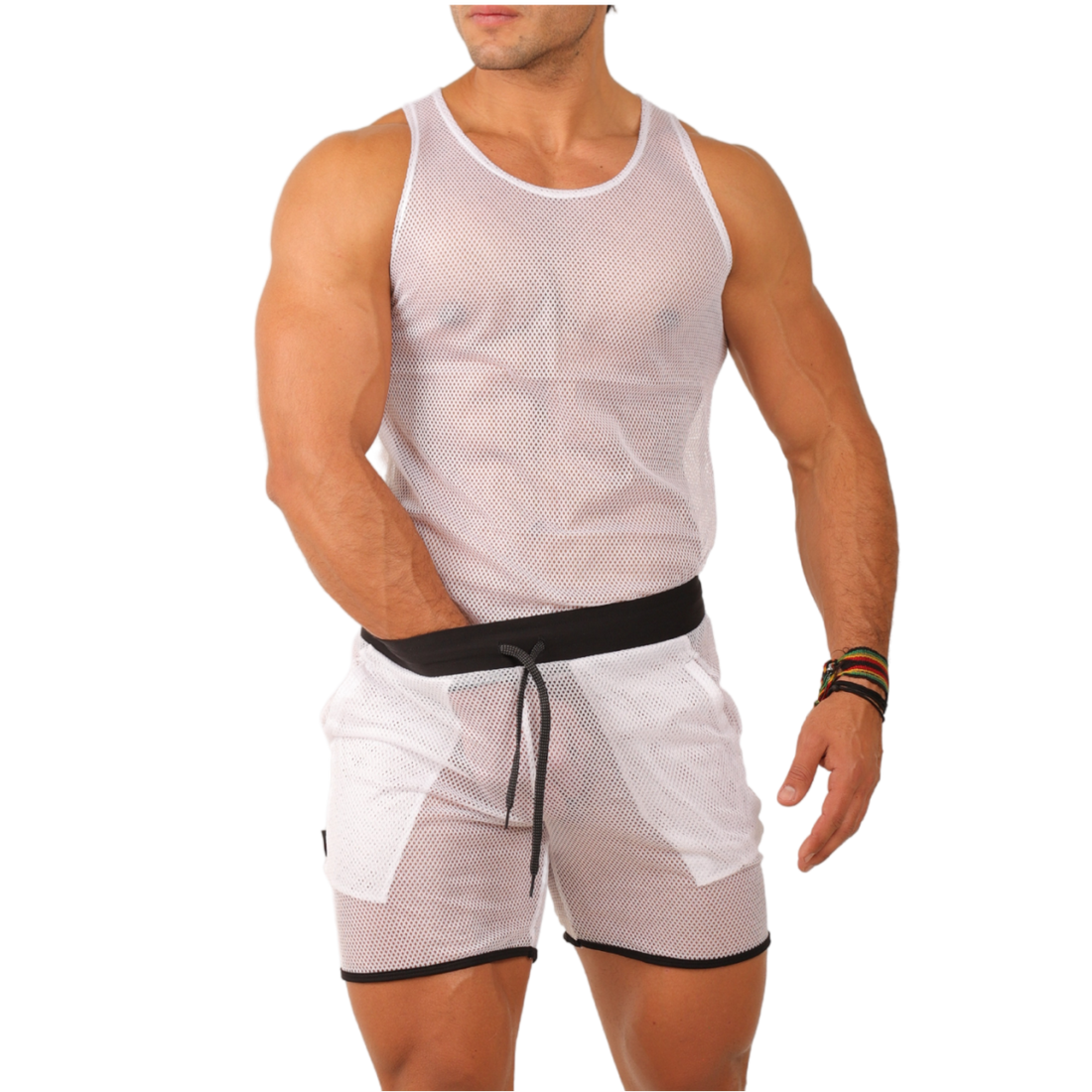 Conjunto Tela red Short + Playera tela red - Fenix Fit Mexico  