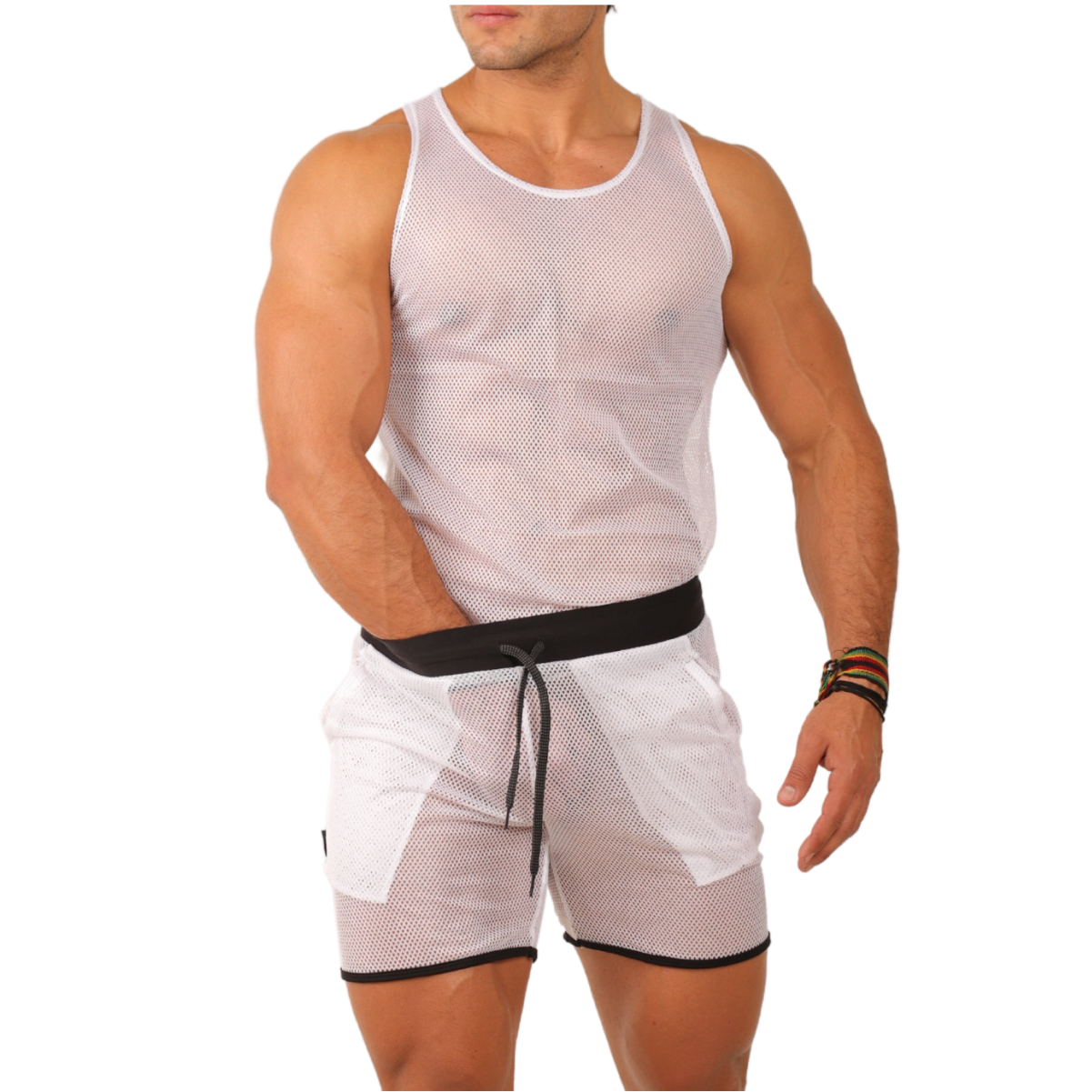 Conjunto Tela red Short + Playera tela red - Fenix Fit Mexico  