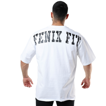 Playera Oversize Street Daño de Batalla - Fenix Fit Mexico  