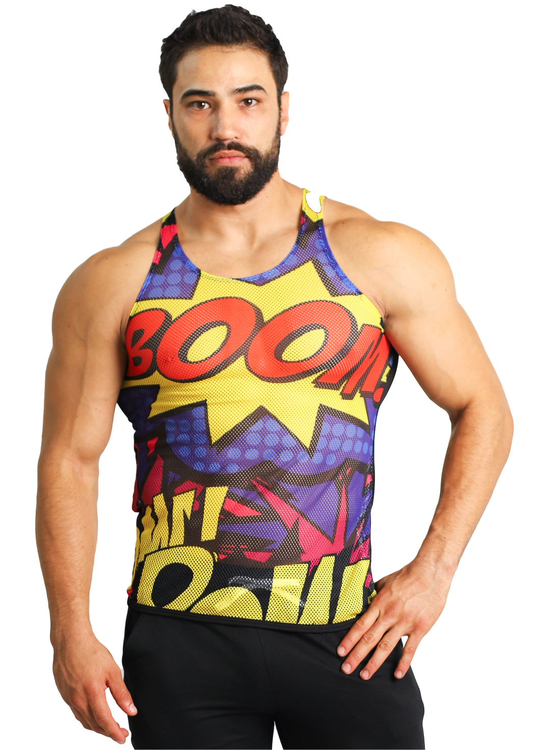 Playera Tela red Estampado - Fenix Fit Mexico  