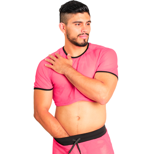 Crop Top Tela Red Colores - Fenix Fit Mexico  