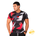 Playera Deportiva Manga Corta Estampada Figuras - Fenix Fit Mexico  