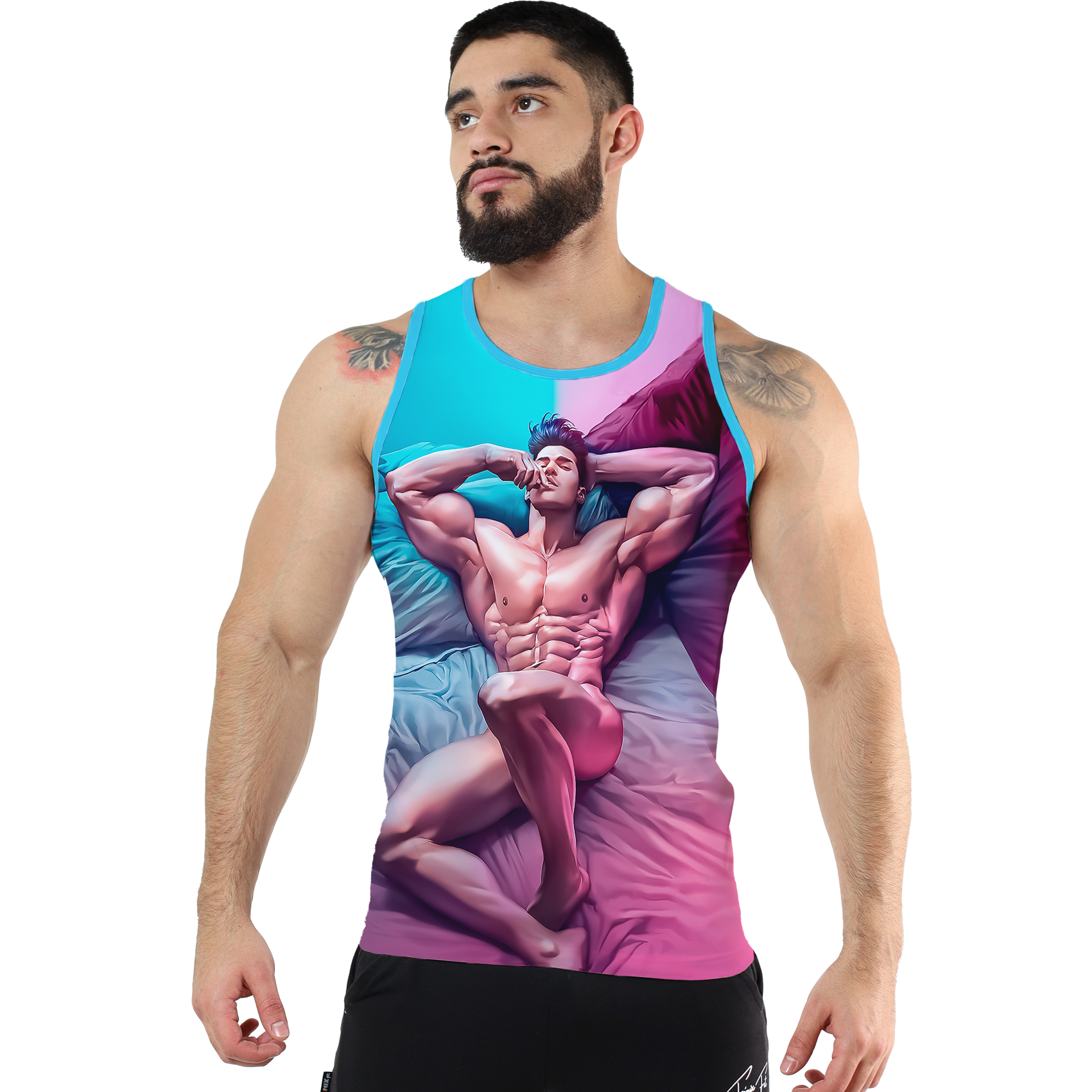 Playera Basica Muscle Men - Fenix Fit Mexico  
