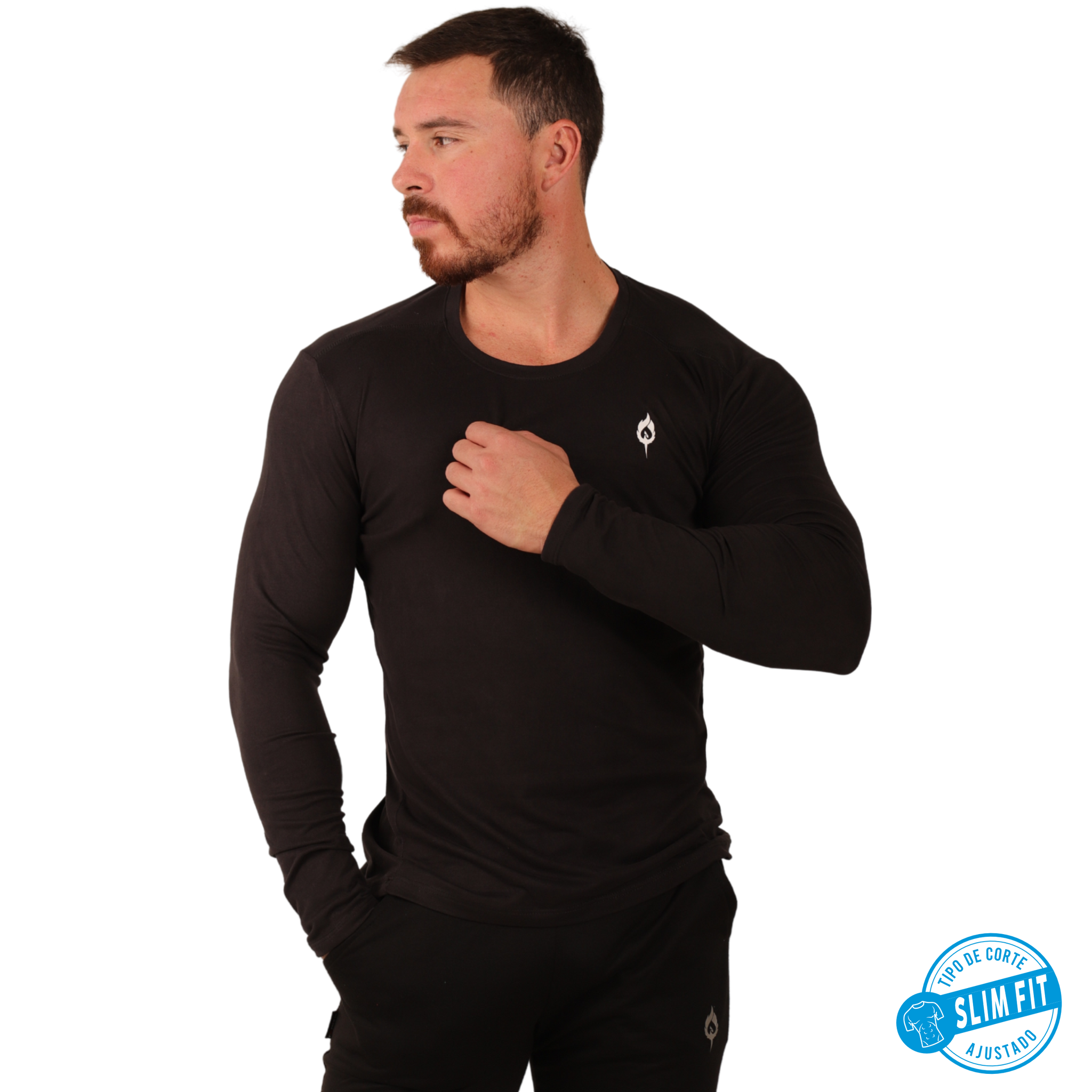 Camiseta Manga Larga Basica - Fenix Fit Mexico  
