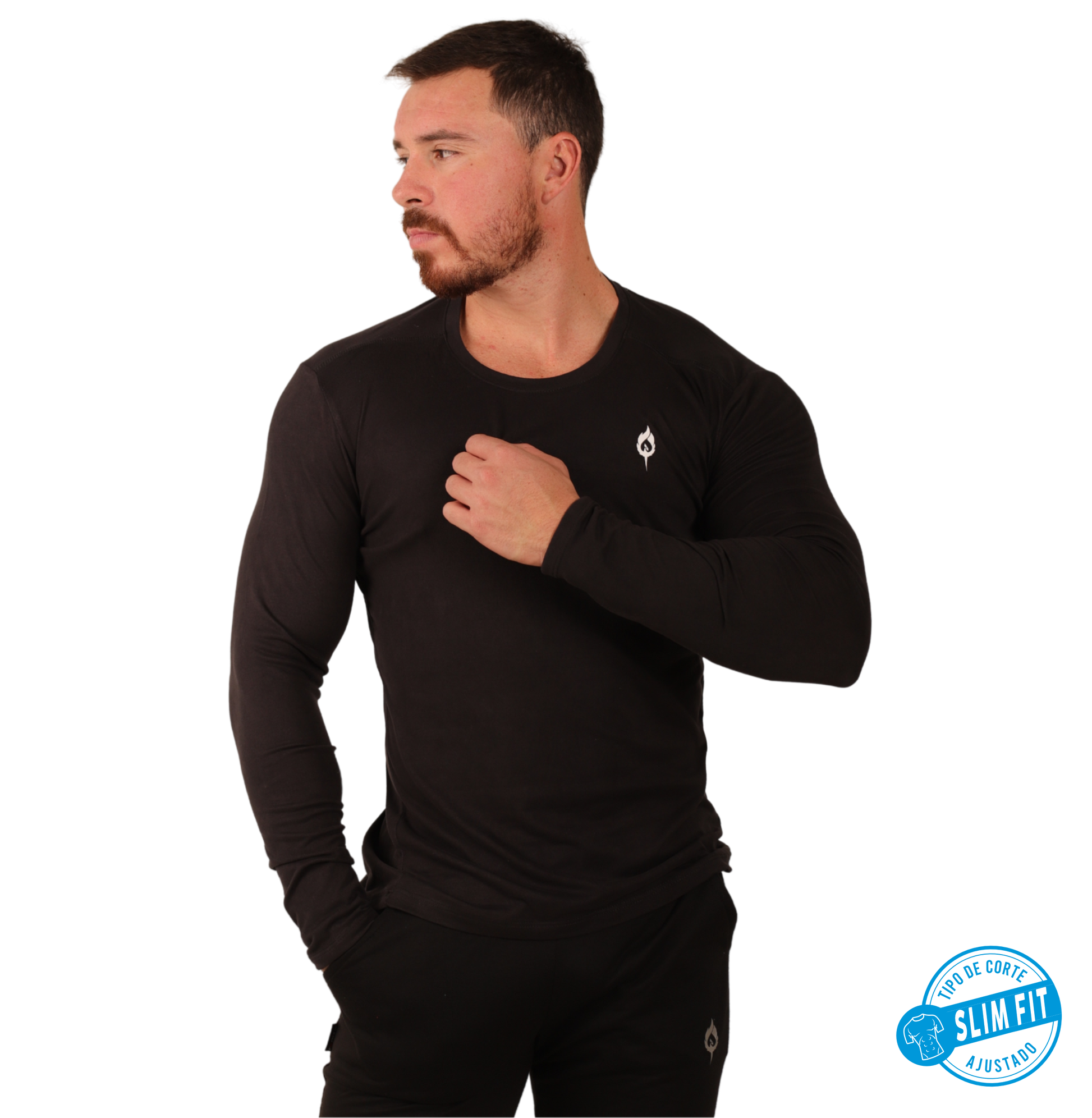 Camiseta Manga Larga Basica - Fenix Fit Mexico  