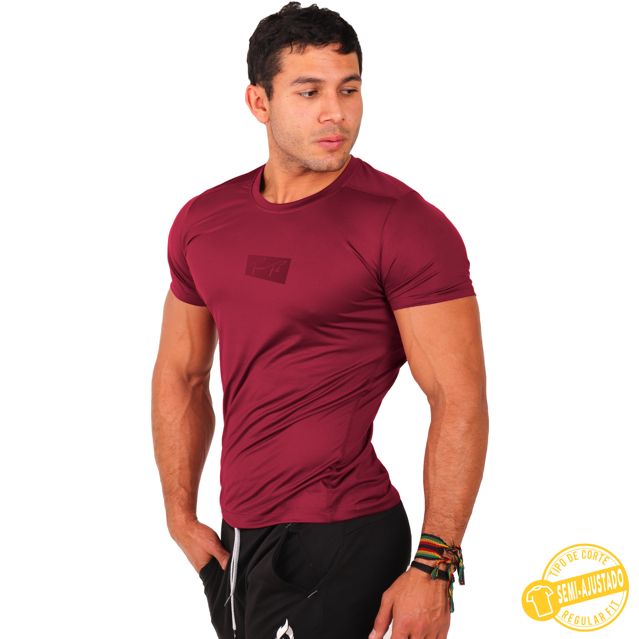Playera Deportiva Hombre Manga Corta Lisa Premium - Fenix Fit Mexico  
