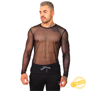 Playera Manga Larga Transparencia Colores - Fenix Fit Mexico  