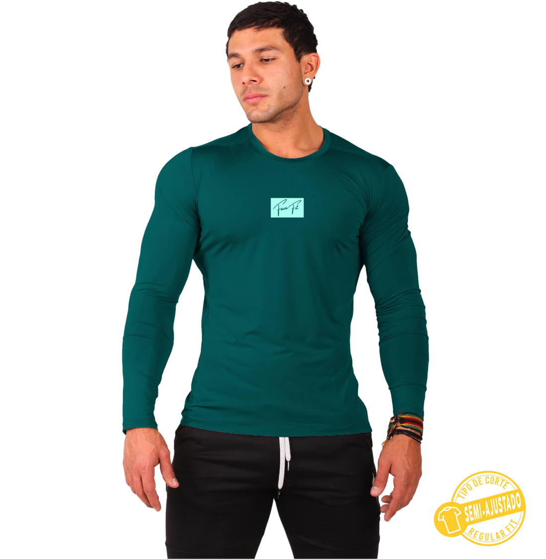 Playera Licra Manga Larga Premium Colores - Fenix Fit Mexico  