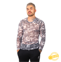 Playera Manga Larga Transparencia Estampada - Fenix Fit Mexico  