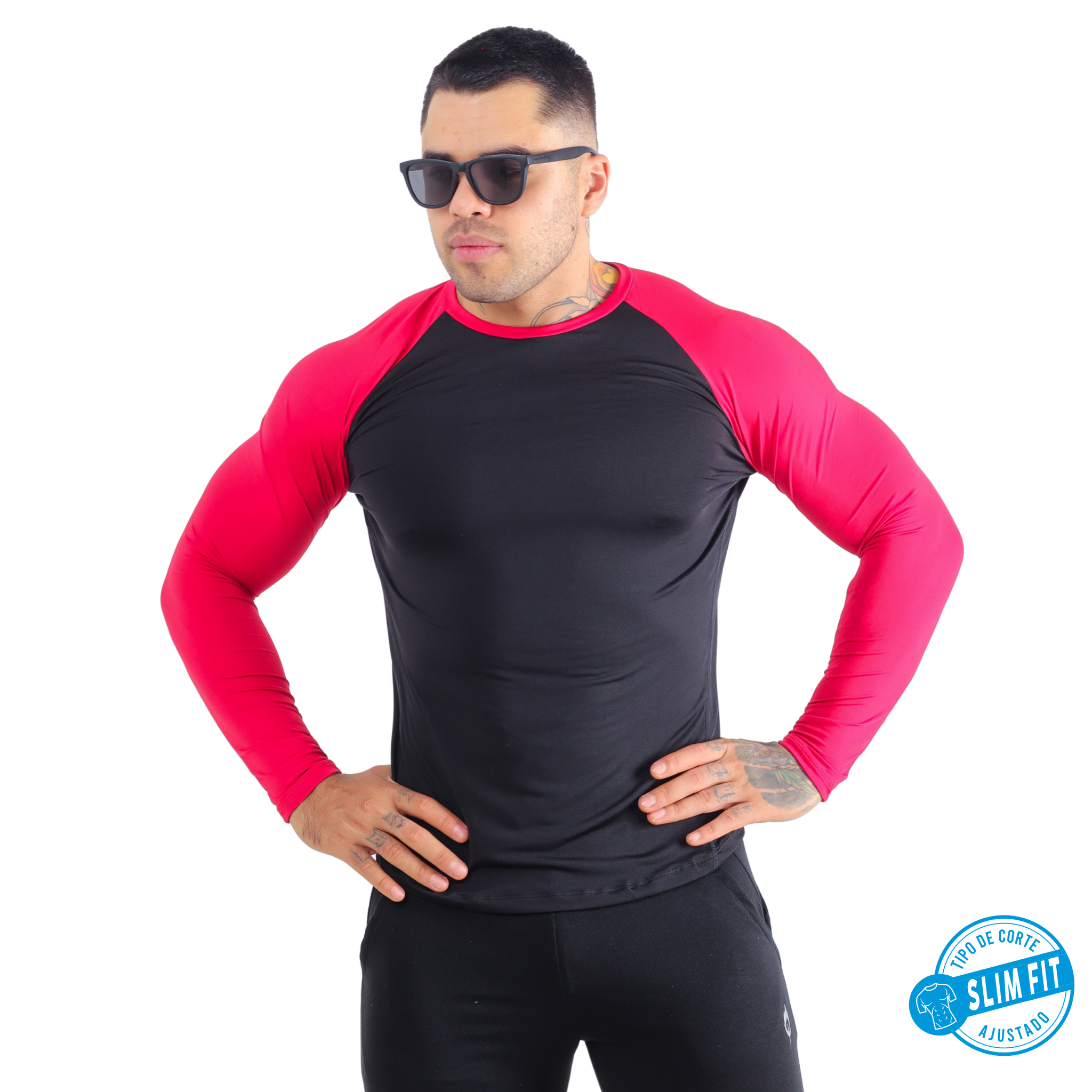 Playera Estilo Ranglan Manga Larga