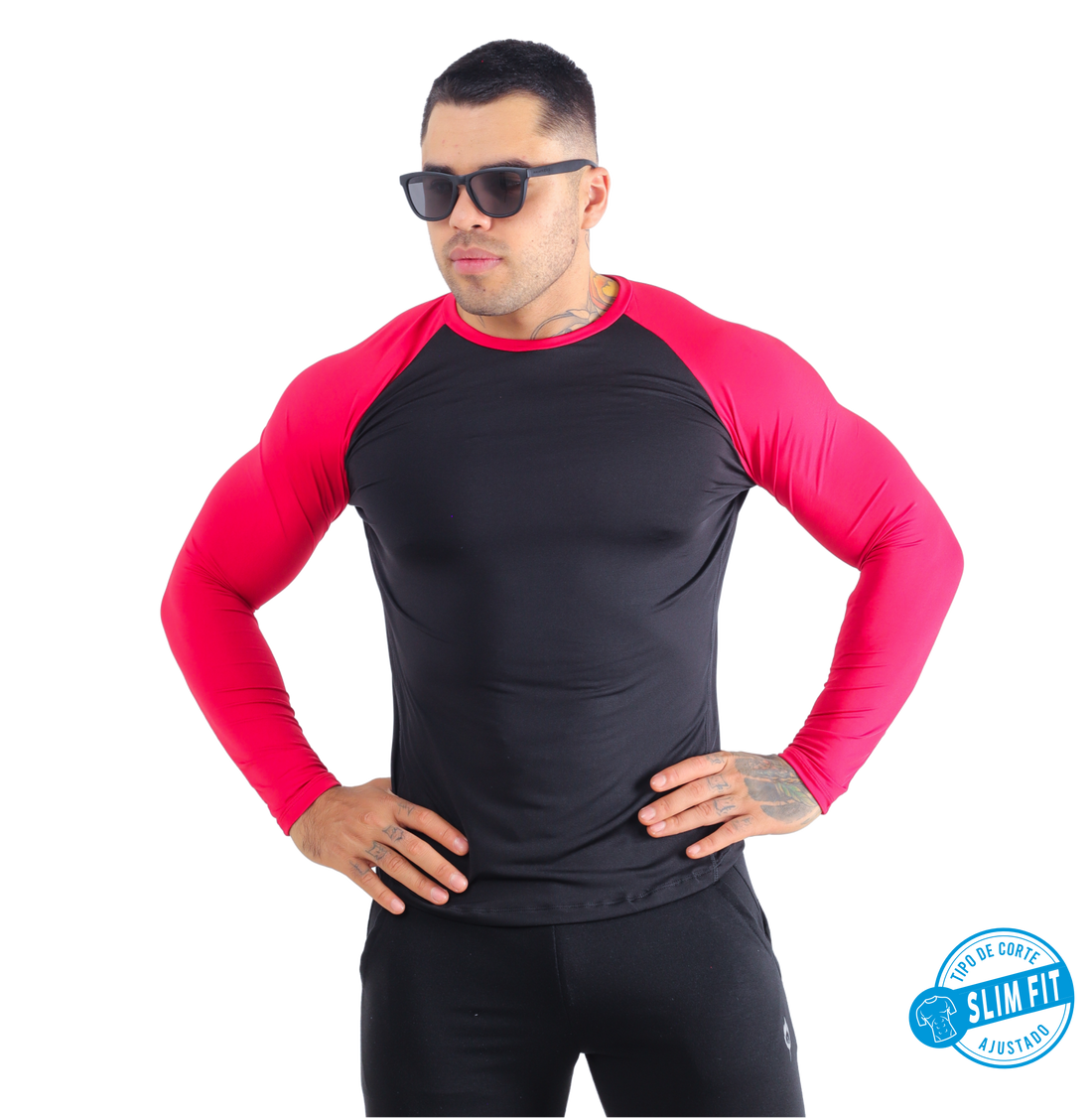 Playera Estilo Ranglan  Manga Larga - Fenix Fit Mexico  