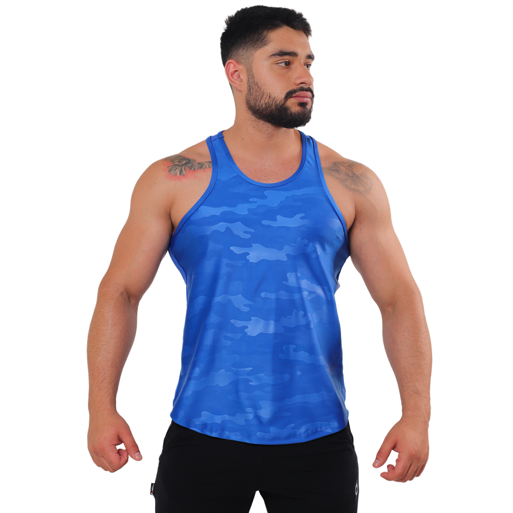 Playera Olimpica Camuflaje Laser - Fenix Fit Mexico  