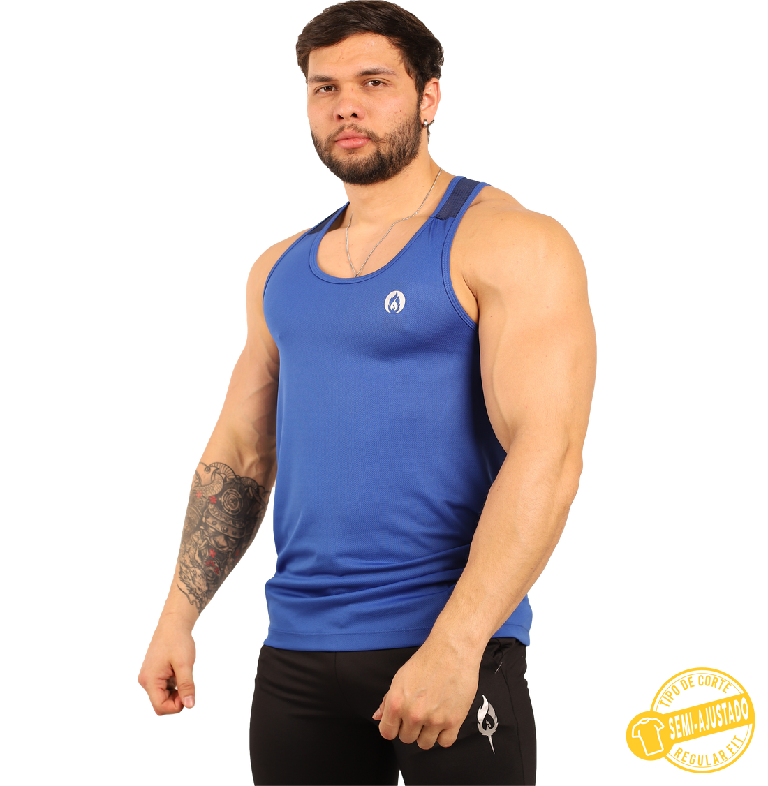 Playera deportiva Espalda en X Tela Red - Fenix Fit Mexico  