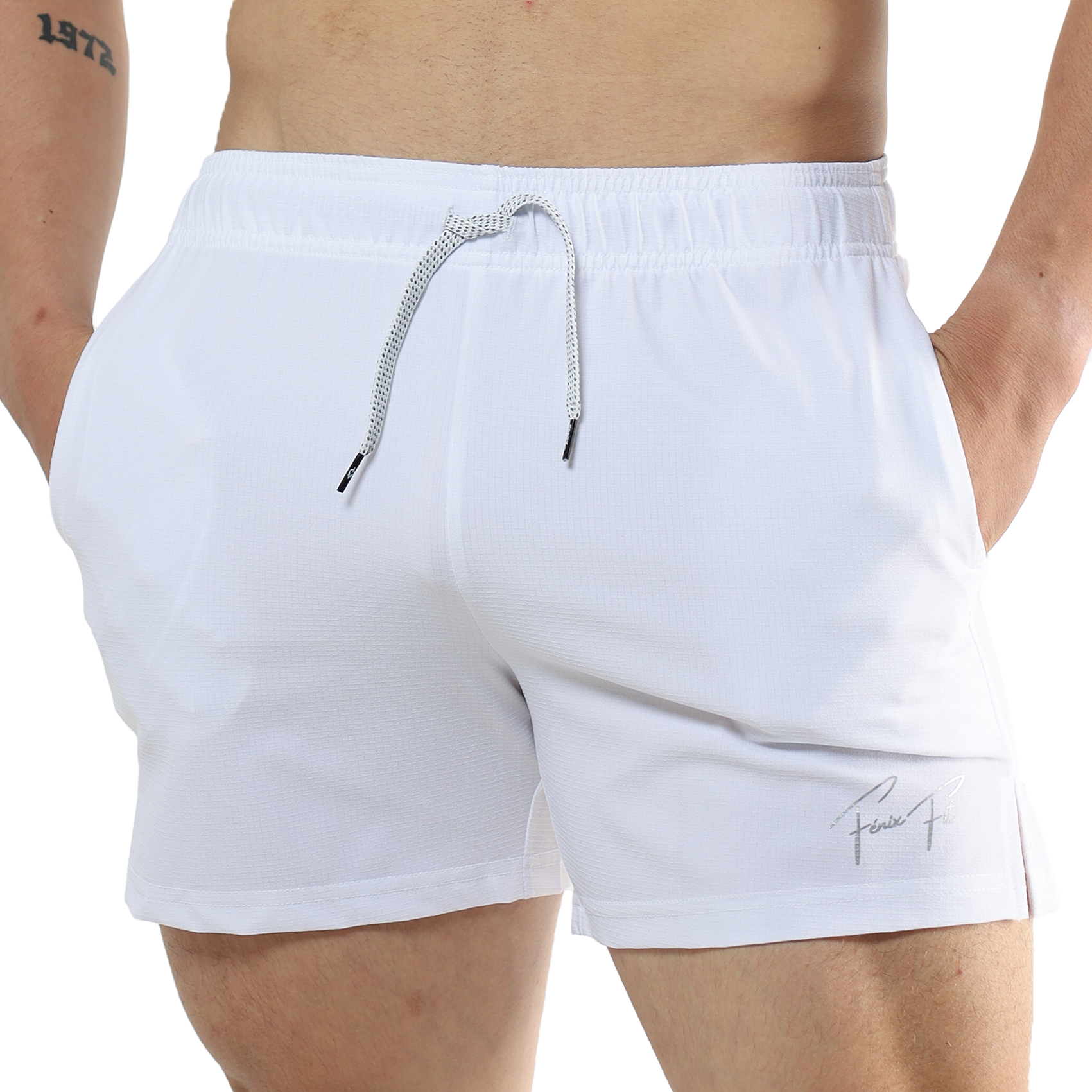 Short Medio Repelente Cuadros - Fenix Fit Mexico  